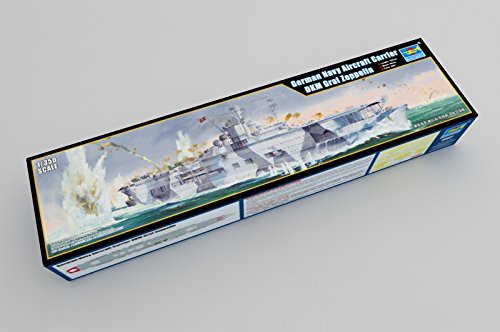 トランペッター 1/350 ドイツ海軍 航空母艦 グラーフ・ツェッペリン プラモ(未使用品)