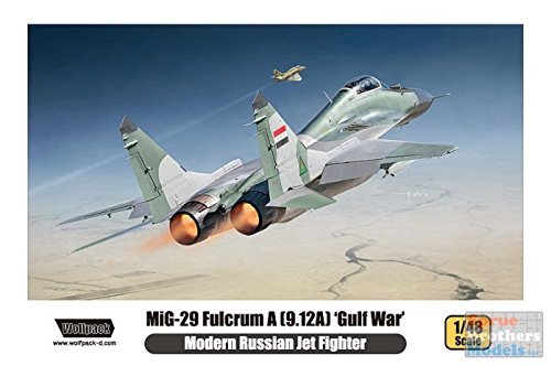 ウルフパックデザイン 1/48 MiG-29/9.12A フルクラムA 湾岸戦争 プラモデル(未使用品)