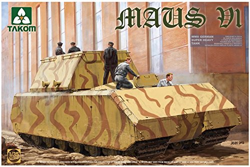 TAKOM 1/35 第二次世界大戦 ドイツ超重戦車 マウスV1 プラモデル TKO2049(未使用品)