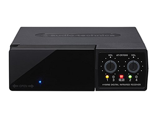 オーディオテクニカ 赤外線コードレスレシーバー AT-CR7000 (2MHz帯) (3MHz(未使用品)
