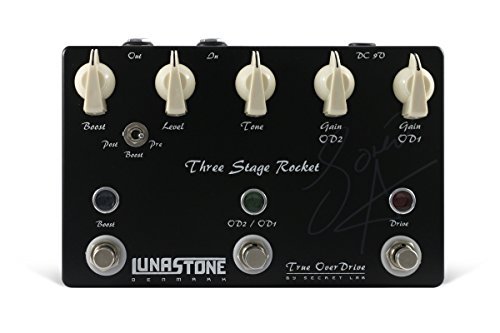Lunastone Three Stage Rocket オーバードライブ＆ブースターペダル(未使用品)