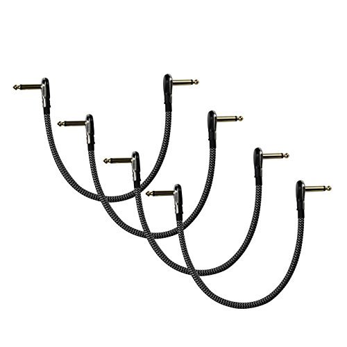 CNZオーディオ4パック、1足プレミアムInstrumentエフェクトペダルパッチケ (未使用品)