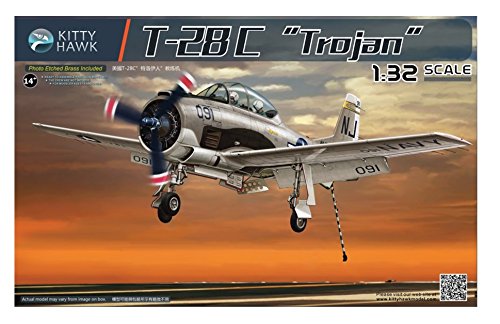 キティホーク 1/32 アメリカ軍 T-28C トロージャン プラモデル KITKH32015(未使用品)の通販は