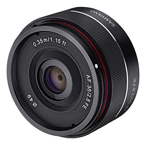 SAMYANG 単焦点広角レンズ AF 35mm F2.8 FE ソニーαE用 フルサイズ対応(未使用品)