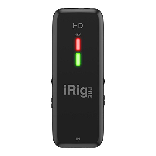 IK Multimedia iRig Pre HD オーディオインターフェース 24-bit/96kHz ダ (未使用品)