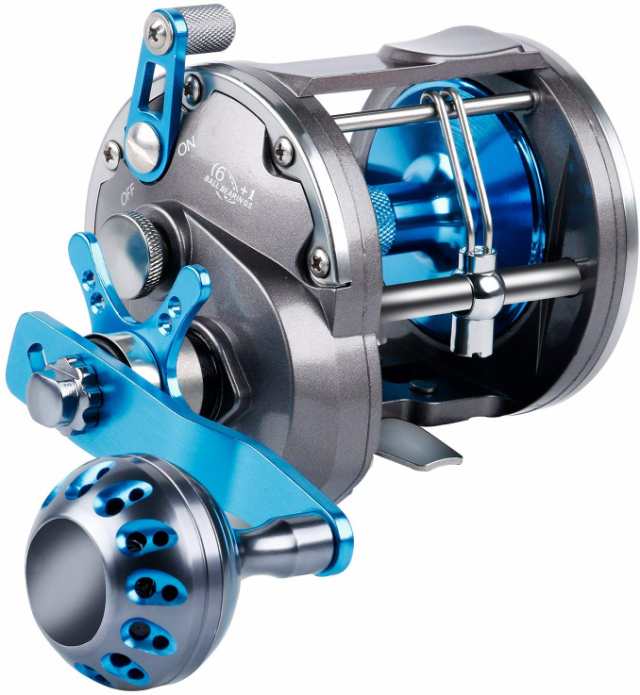 Burning Shark Trolling Reel Saltwater Level Wind Reels Drag Reels Boa(未使用品)