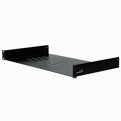 NavePointユニバーサルラックトレイVentedシェルフ1uブラック10? (250?mm D(未使用品)
