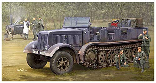 トランペッター 1/35 ドイツ軍 Sd.kfz.8/DB9 12t重砲兵ハーフトラック プラ(未使用品)