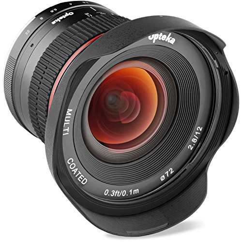 Opteka 12mm F / 2.8手動フォーカスHD MC Wide Angle Lens for