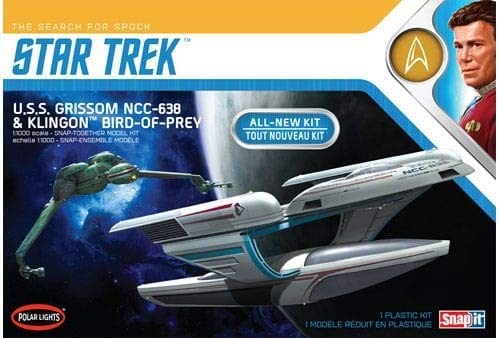 ポーラライツ 1/1000 スタートレック U.S.S. グリソム&クリンゴン バード・(未使用品)