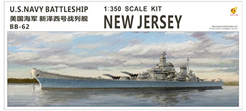 ベリーファイア 1/350 アメリカ海軍 戦艦 ニュージャージー BB-62 プラモデ(未使用品)
