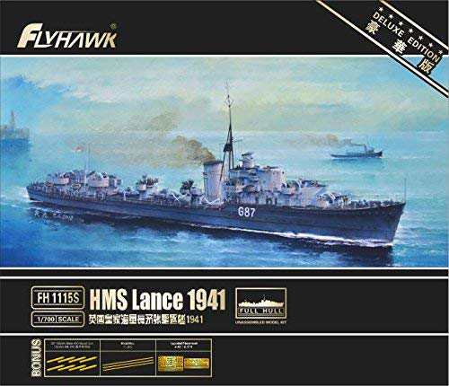 フライホークモデル 1/700 イギリス海軍駆逐艦 ランス 1941年 デラックスエ(未使用品)の通販は