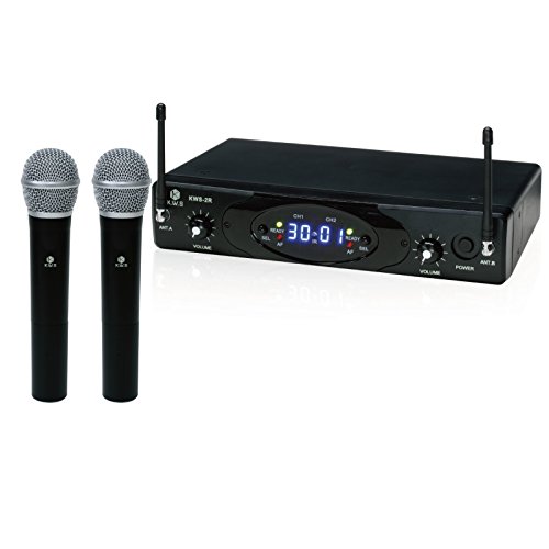 K.W.S デュアルワイヤレスシステム ハンドマイクセット KWS-2H/H(未使用品)