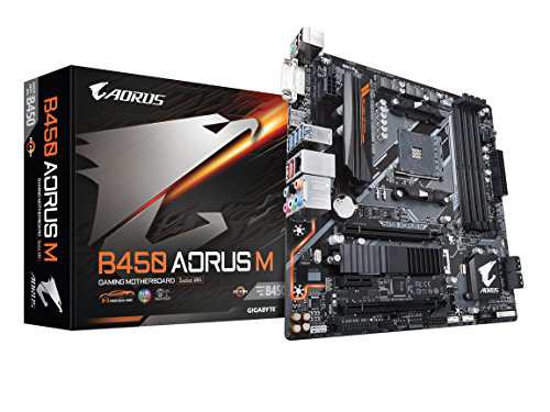 GIGABYTE B450 AORUS M M-ATX マザーボード [AMD B450チップセット搭載] MB(未使用品)