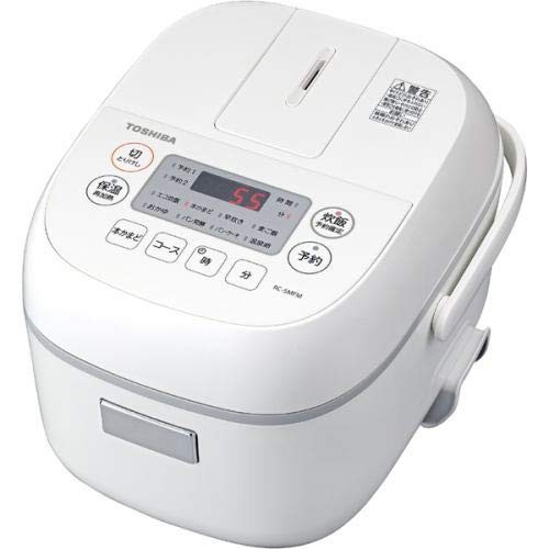 東芝 マイコンジャー炊飯器（3合炊き） ホワイトTOSHIBA RC-5MFM-W(未使用品)