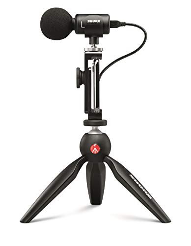 SHURE MV88+ ビデオキット : ステレオコンデンサーマイク iOS Android ライ(未使用品)