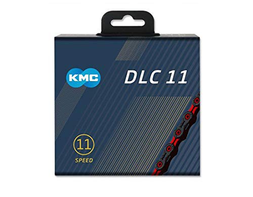 KMC X11 DLC チェーン 11S/11速/11スピード 用 (レッド)(未使用品)