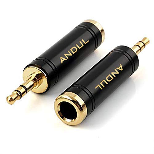 3.5mmから6.35mm 3.5mm Male to 6.35mm Famale(未使用品)