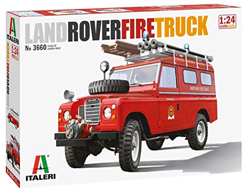 イタレリ 1/24 ランドローバー ファイアートラック プラスチックモデルキッ(未使用品)