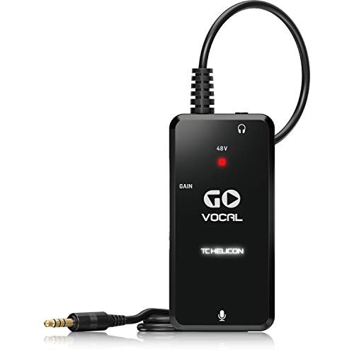 TC HELICON モバイルデバイス用高品質マイクプリアンプ GO VOCAL(未使用品)