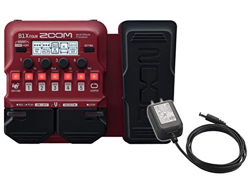 ZOOM ズーム - ベース マルチエフェクター B1X FOUR + 純正ACアダプター AD(未使用品)