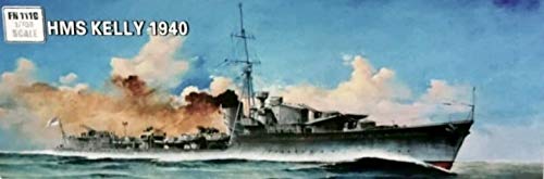 フライホークモデル 1/700 イギリス海軍 駆逐艦 ケリー 1940年 豪華版 プラ(未使用品)