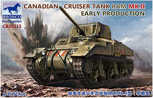 ブロンコモデル 1/35 カナダ陸軍 RAM ラムMk.2 巡航戦車 初期型 プラモデル(未使用品)