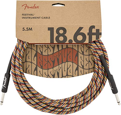 Fender ケーブル 18. Instrument Cable, Rainbow 0990918299(未使用品)の通販は 12,375円