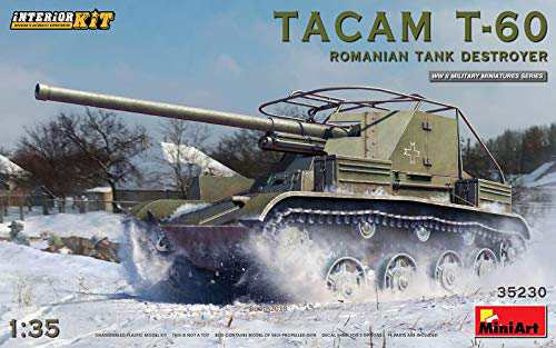 ミニアート 1/35 ルーマニア陸軍 TACAM T-60駆逐戦車 フルインテリア (内部(未使用品)