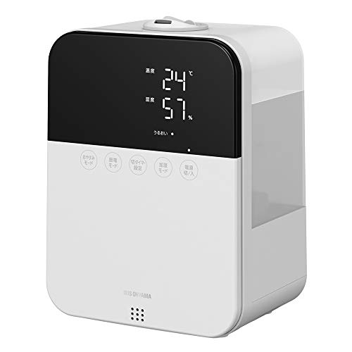 アイリスオーヤマ 加湿器 ハイブリッド式加湿器 最大加湿量350ml/h リモコ (未使用品)の通販は