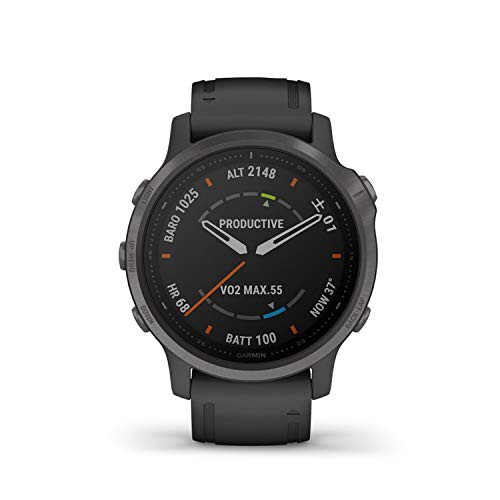 GARMIN(ガーミン) fenix 6S Sapphire Black DLC 音楽再生機能 マルチスポー(未使用品)