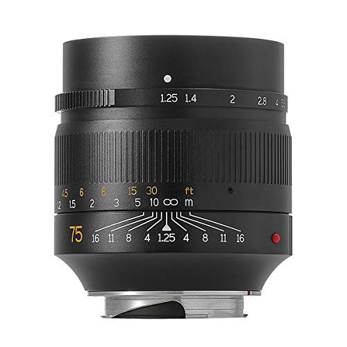 七工匠 7Artisans 75125LMB 75mm F1.25 ブラック ライカM(未使用品)