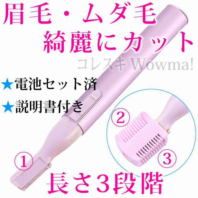 多機能フェイスシェーバー 眉毛 ムダ毛 電動カミソリ 眉毛切り 通常送料無料の通販はau Pay マーケット コレスキ