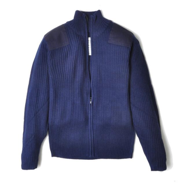 セーター メンズ ジップアップ アメカジ | 全5色 M~XL 無地 長袖 ウール アクリル ミリタリー ブランド 大きいサイズ バイカー トップス ニット 無地 おしゃれ かっこいい 人気 おすすめ 20代 30代 40代 50代 大人 春 秋 冬 服 カジュアル メンズファッション
