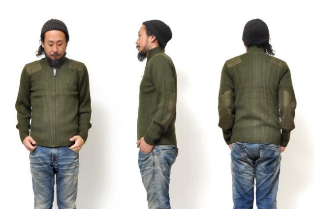 セーター メンズ ジップアップ アメカジ | 全5色 M~XL 無地 長袖 ウール アクリル ミリタリー ブランド 大きいサイズ バイカー トップス ニット 無地 おしゃれ かっこいい 人気 おすすめ 20代 30代 40代 50代 大人 春 秋 冬 服 カジュアル メンズファッション