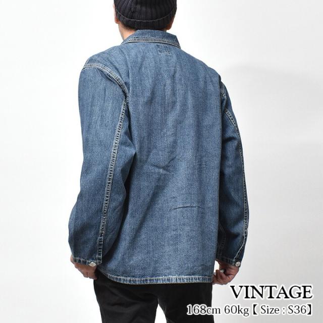 プルオーバーデニムシャツ メンズ 長袖 大きいサイズ | M~2XL 全3色 ブランド ヒューストン アメカジ プルオーバー デニムシャツ シャツ USコットン 綿100 春 秋 オシャレ かっこいい 20代 30代 40代 50代 60代 メンズファッション カジュアル 服 人気 オススメ_8