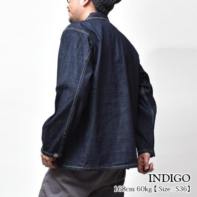 プルオーバーデニムシャツ メンズ 長袖 大きいサイズ | M~2XL 全3色 ブランド ヒューストン アメカジ プルオーバー デニムシャツ シャツ USコットン 綿100 春 秋 オシャレ かっこいい 20代 30代 40代 50代 60代 メンズファッション カジュアル 服 人気 オススメ_11