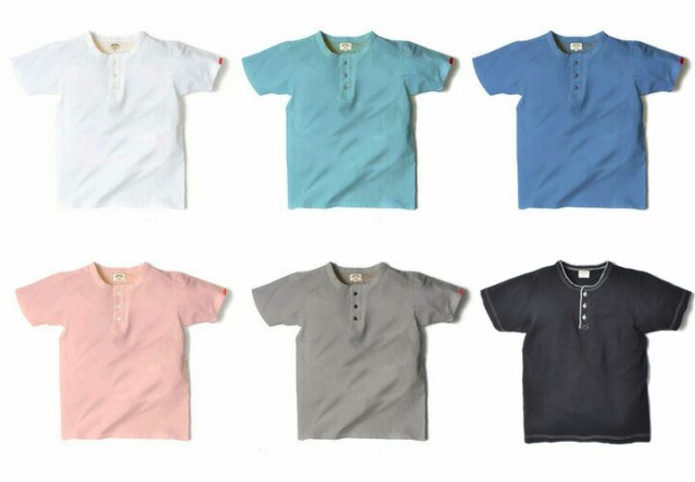 ヘンリーネック 半袖 Tシャツ メンズ 厚手 | S~2XL 全6色 日本製 ...
