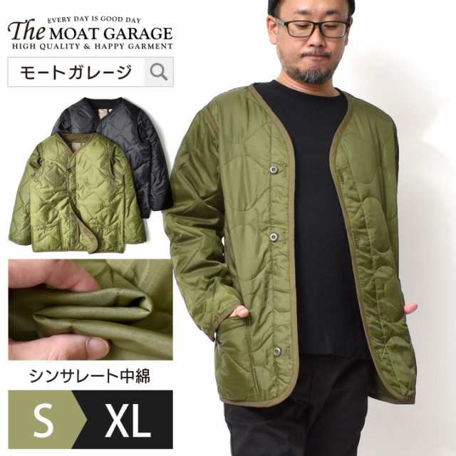 M65 インナー ジャケット アウター 大きいサイズ | 全2色 S~XL 中綿 キルティング ミリタリー メンズ レディース 防寒 ミリタリージャケット  米軍 シンプル 無地 所さん 世田谷ベース 20代 30代 40代 50代 60代 メンズファッション カジュアル オシャレ かっこいい 大人の ...