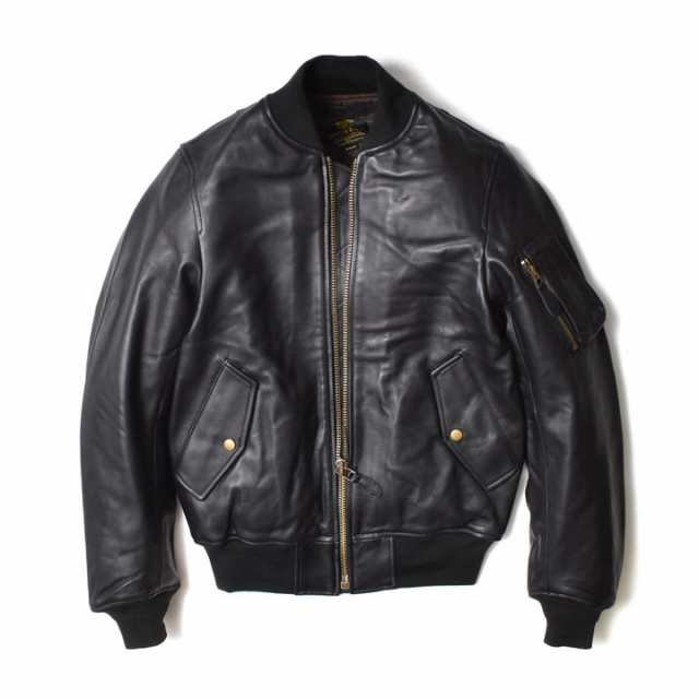 レザー MA-1 ジャケット | S~XL 全2色 フライトジャケット