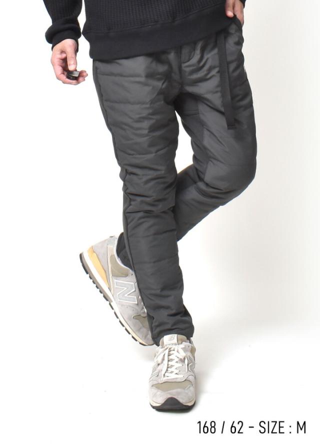 ダウンパンツ 裏起毛 メンズ | 全4色 M~XL クライミングパンツ