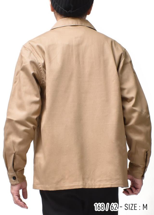 コーチジャケット 無地 厚手 アメカジ | M~XL 全4色 綿100 国産