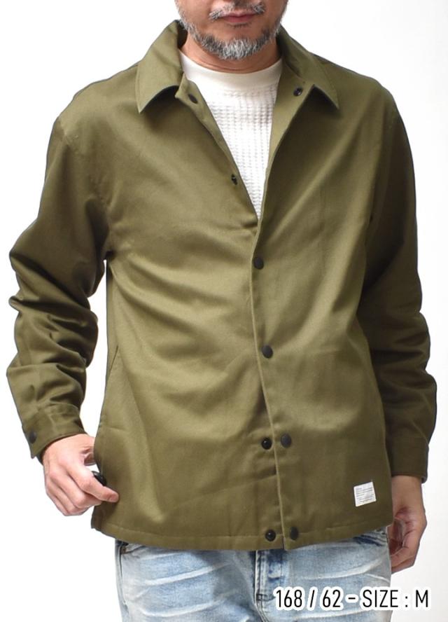 コーチジャケット 無地 厚手 アメカジ | M~XL 全4色 綿100 国産 ブランド 大きいサイズ 春 秋冬 ジャケット ブルゾン スウィングトップ ライトアウター 所さん 世田谷ベース 20代 30代 40代 50代 60代 メンズファッション カジュアル オシャレ かっこいい 大人 人気 オススメ_5