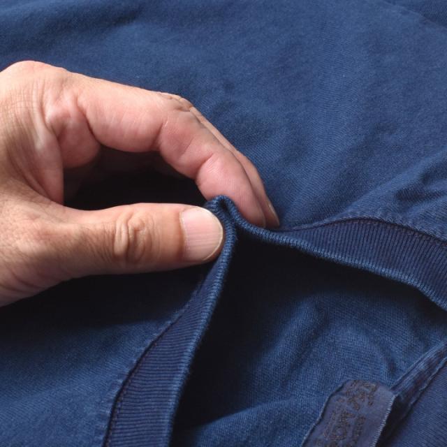 10代 メンズファッション 厚手 インディゴ Tシャツ メンズ | S~2XL