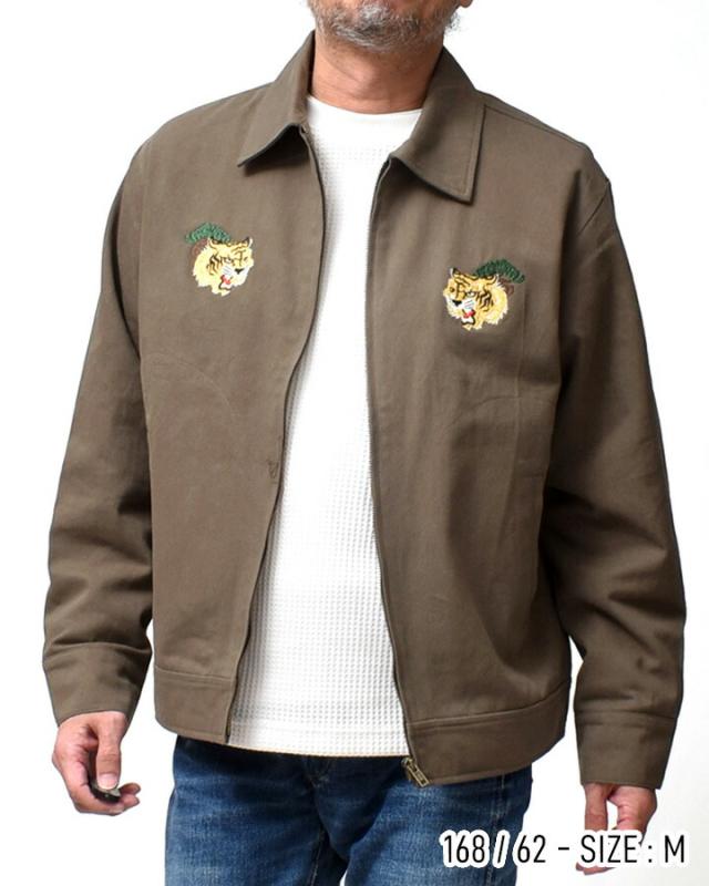 スウィングトップ ジャケット メンズ アメカジ | M~XL 全6色 春 秋 ドリズラージャケット ブルゾン トップス 綿100 着丈 短い 大きいサイズ 刺繍 ロゴ 20代 30代 40代 50代 60代 メンズファッション カジュアル オシャレ かっこいい モート ガレージ 大人 服 人気 オススメ_3