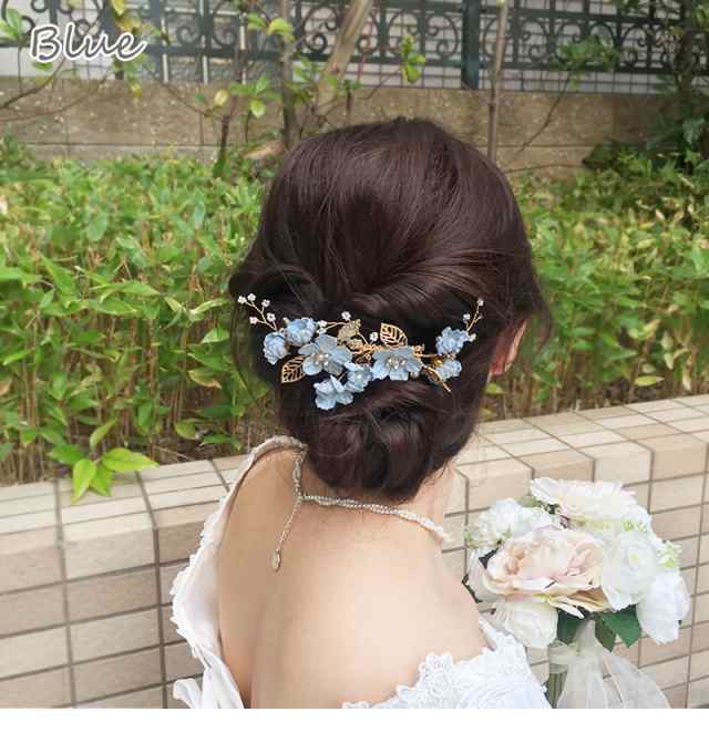 メール便 送料無料】コーム アンティーク 花 ヘアー フラワー ヘアアクセサリー ホワイト ピンク ブルー ヘアコーム 髪飾り ヘッドドレの通販はau  PAY マーケット - Machree | au PAY マーケット－通販サイト
