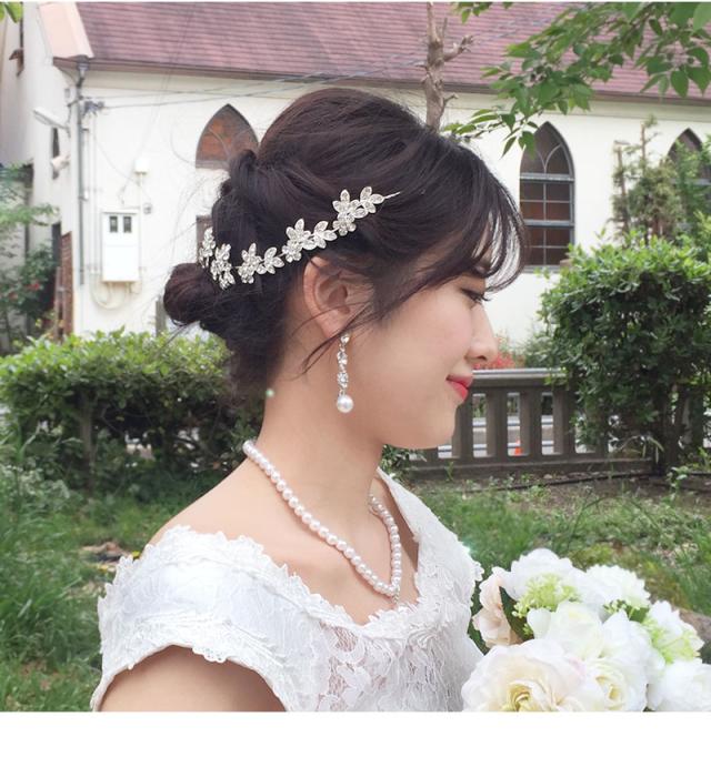 メール便 送料無料 ヘッドドレス ヘアアクセサリー 2way バックカチューシャ ティアラ カチューム カチューシャ ビジュー クリスタル の通販はau Pay マーケット Machree