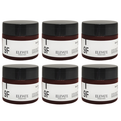● 【6個セット】 デミ エレベート ジェルワックス 9F 85g サロン専売 美容室専売 整髪料 スタイリングジェル ヘアジェル スタイリング アレンジ メンズ DEMI ELEVATE