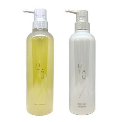 ● セット販売 デミ ウタウ エクストラ シャンプー 500ml + モイスト ケア トリートメント 500g サロン専売 美容室専売 ヘアシャンプー ヘアトリートメント 泡 ポンプ タイプ DEMI UTAU