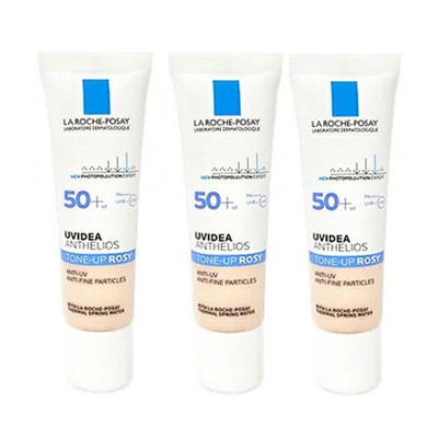 ● 【3本セット】 ラロッシュポゼ UVイデア XL プロテクション トーンアップ ローズ 30ml SPF50+ PA++++ 日焼け止め 乳液 化粧下地 顔 UV